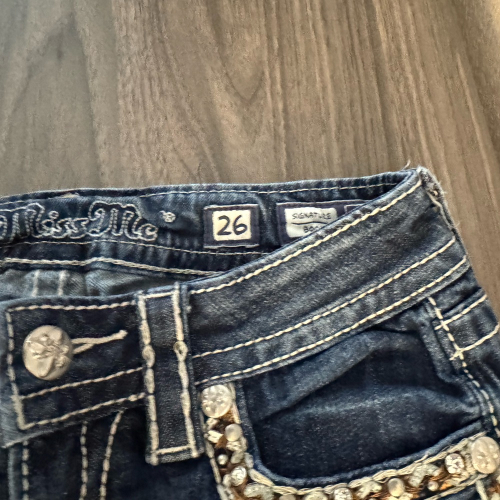 Women's Miss Me Blue Jeans JP7306B, size 26 - Picture 4 of 4